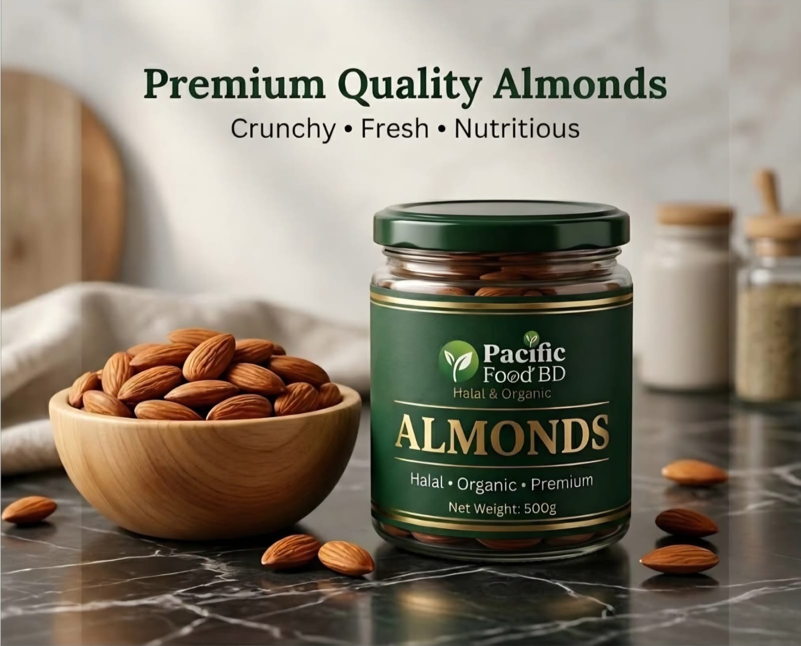 কাঠ বাদাম / Almond 500g